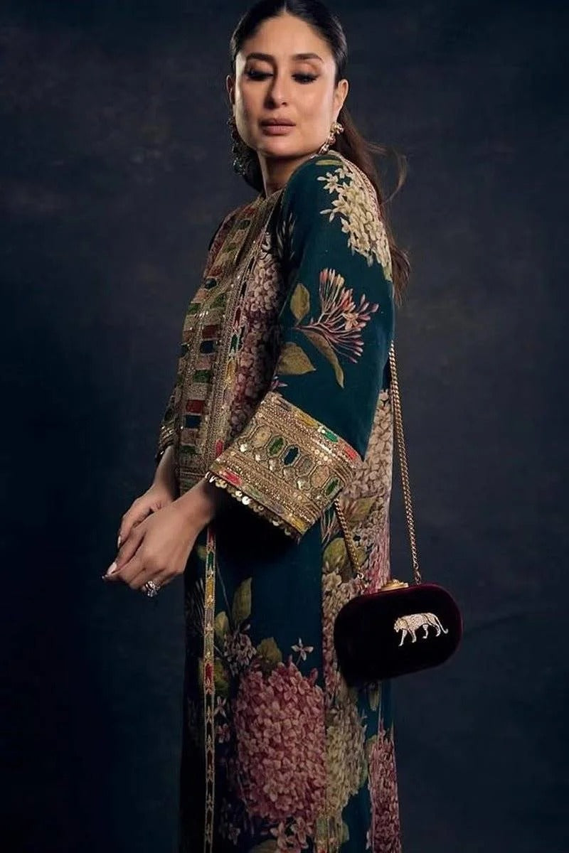 SABYASACHI ZINC – Slik 3piece Unstitched ZB03