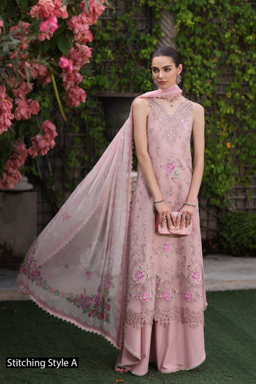 NOOR By Saadia Asad-lawn laxury printed 3 piece article D 26