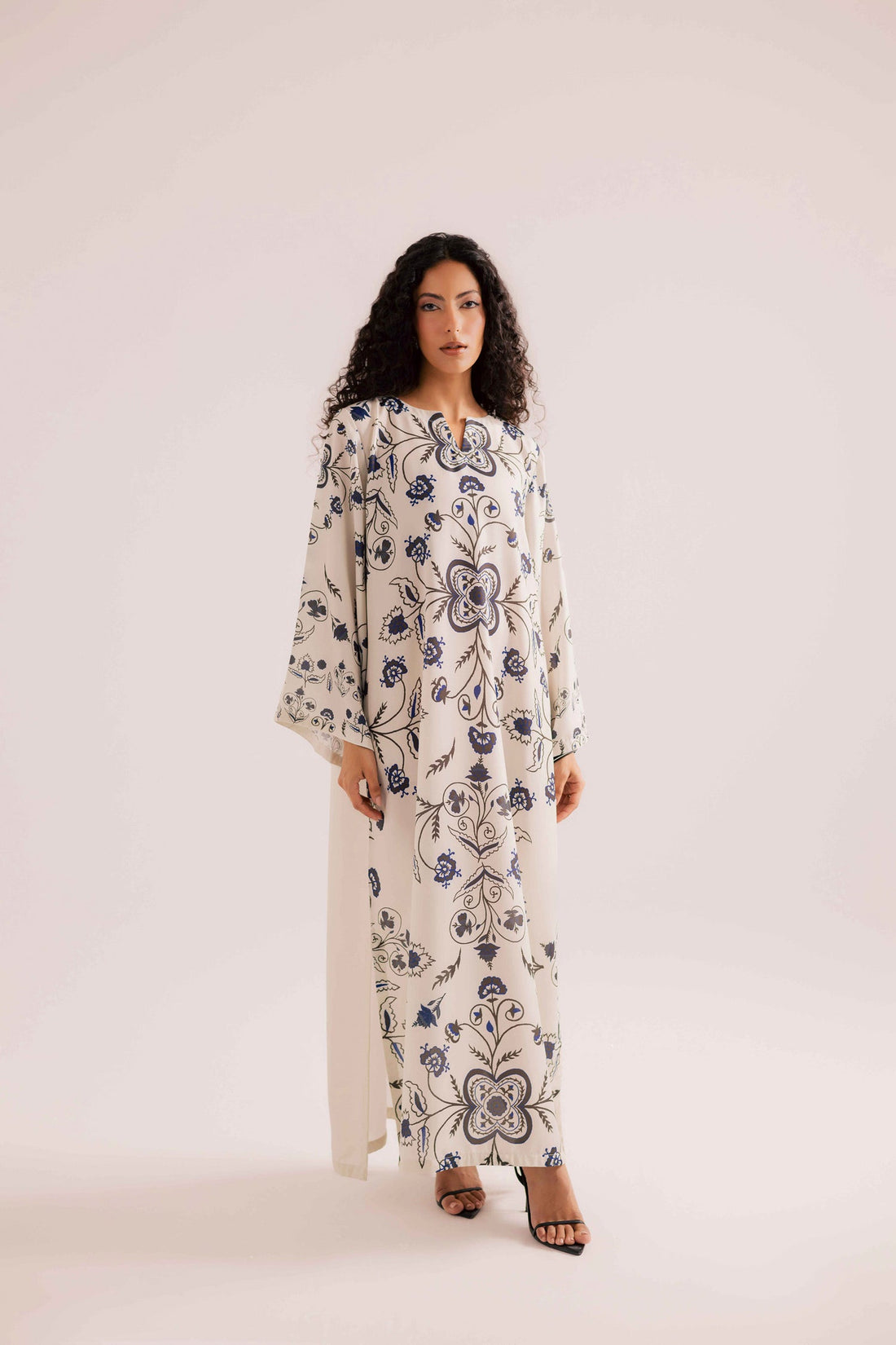 Summer Kaftan |  Printed Lawn -