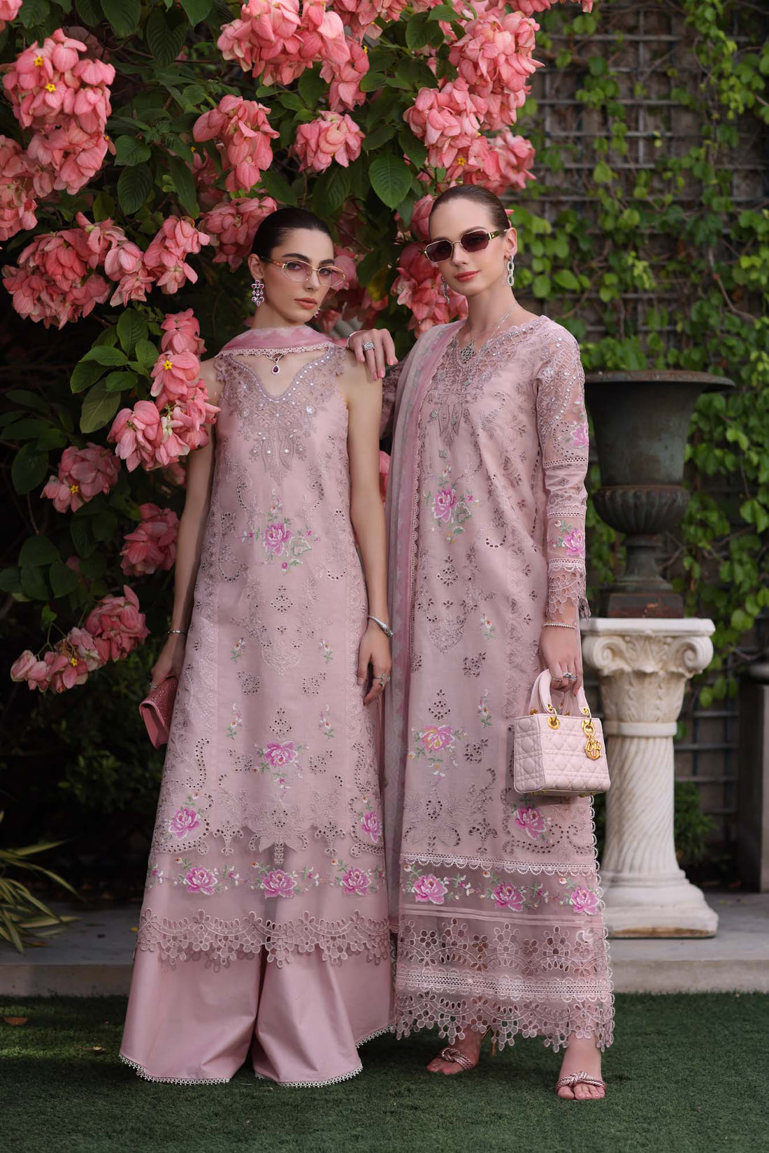 NOOR By Saadia Asad-lawn laxury printed 3 piece article D 26