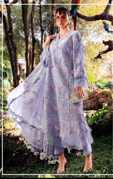 MARIA.b - Embroidered lawn 3 piece suit
