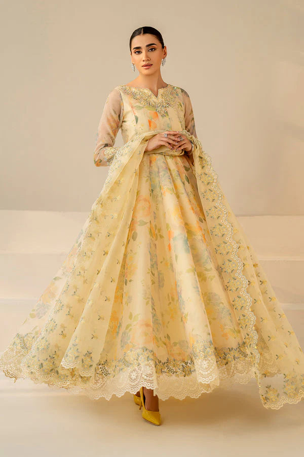 Baroque-Lawn- Luxury Embroidered Printed 3 piece Article D710