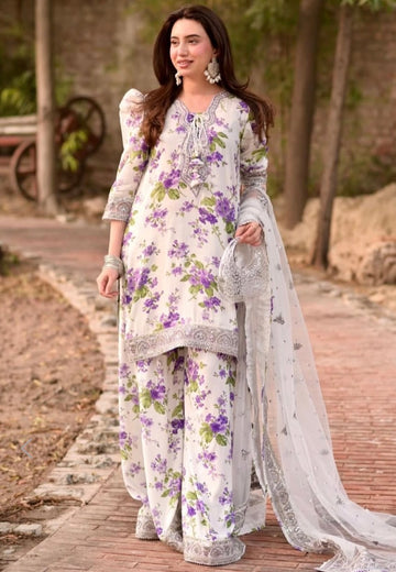 Aneelas- embroidered 3 piece suit