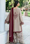 BAROQUE_3Piece Embroidered Dhanak 