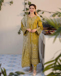 Dhanak-3PC Embroidered Shirt with Digital Printed Wool Shawl_ZB02