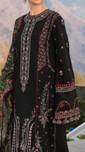  HUSSAIN REHAR Danak-3PC Embroidered with Digital Printed shawl-ZB025