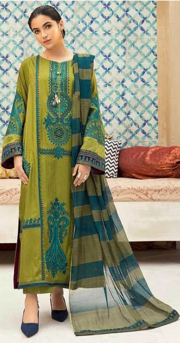 MARIA B UNSTITCHED DHANAK 3PC
