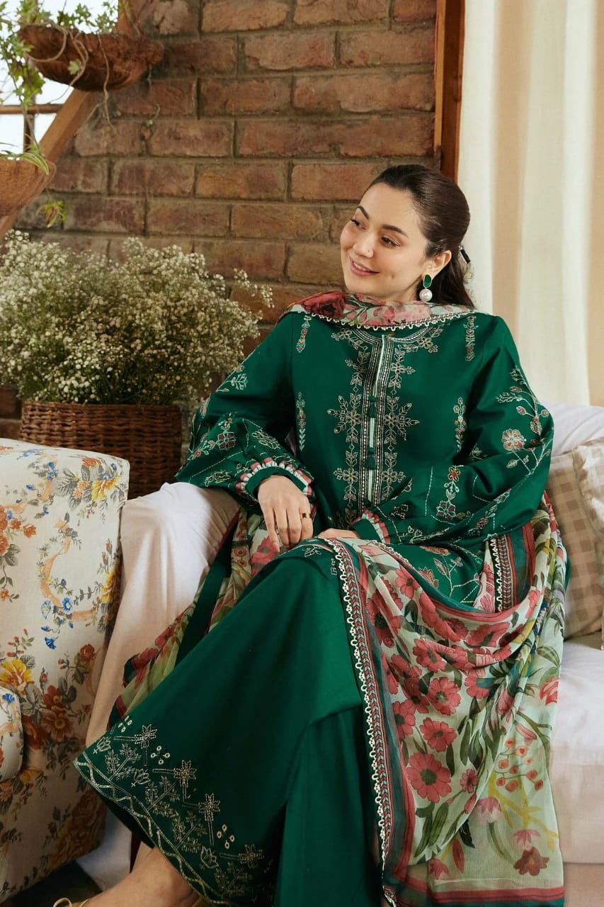 ZARA UNSTITCHED DHANAK 3PIEEC