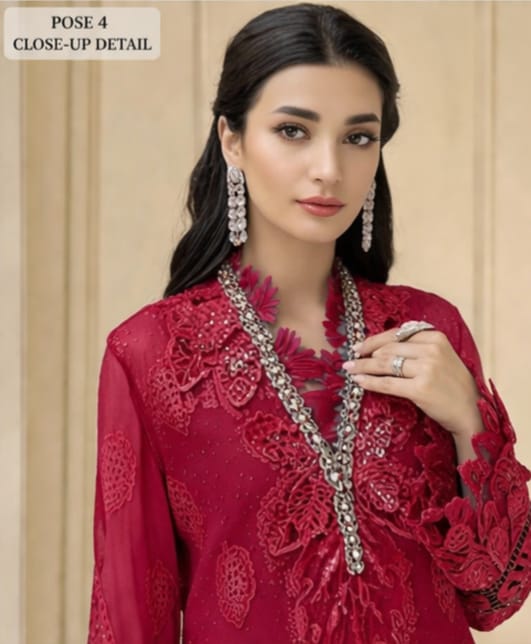 MARIA.B. lawn Embroidered 3piece Artical D 0038