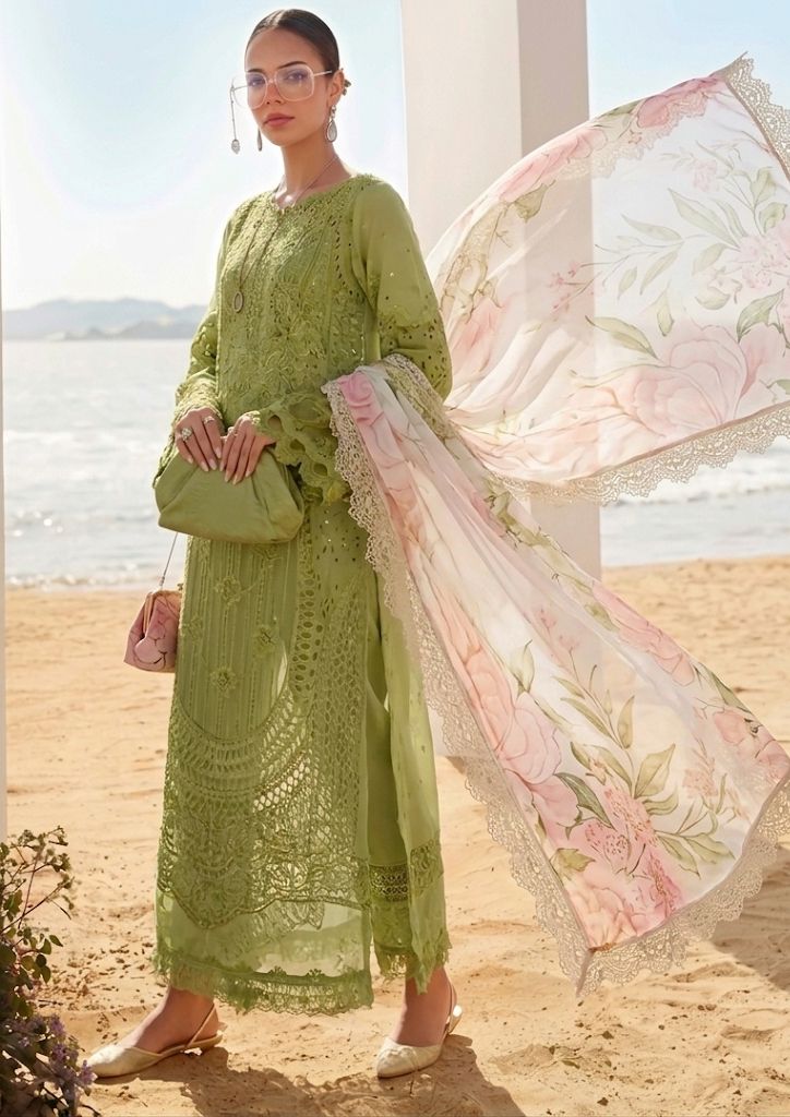 Maria - B | M Printed Lawn - Suit