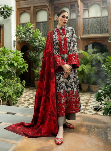 ZAINAB CHOTTANI printed lawn shirt with lawn duppta ZB107