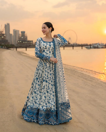 Faiza Saqlain|luxury_lawn Embroidered 3piece Suit