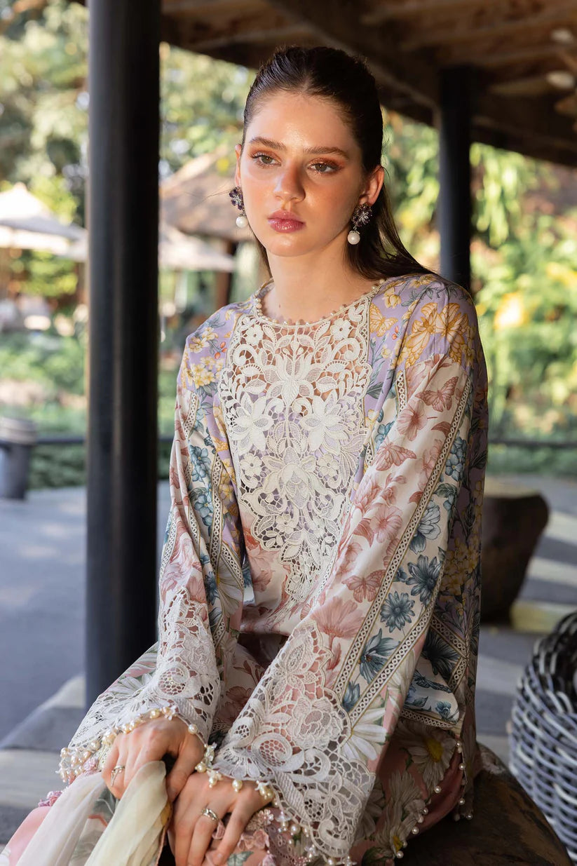 M.PRINTS . Lawn -Lawn- Luxury Printed 3 piece Article D 58 B