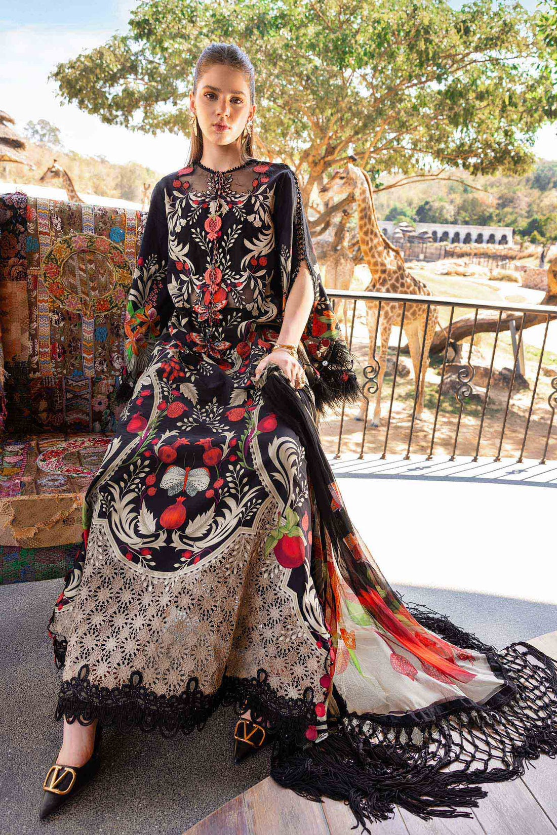 Maria B|Mprints_ Lawn Printed 3piece Suit