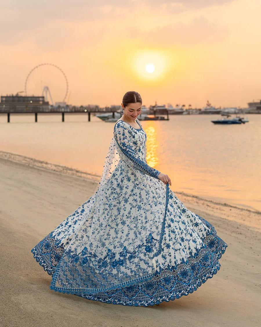 Faiza Saqlain|luxury_lawn Embroidered 3piece Suit