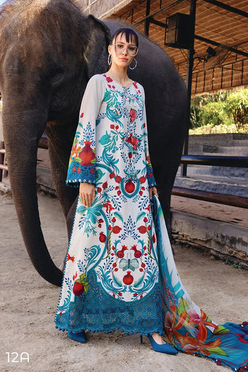 Maria B|M Prints_lawn Printed 3piece suit Suit
