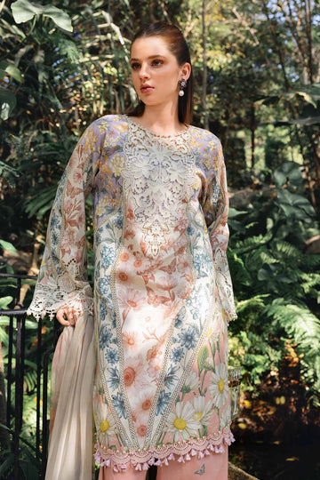 M.PRINTS . Lawn -Lawn- Luxury Printed 3 piece Article D 58 B